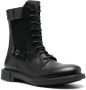 Ferragamo Leren combat boots Zwart - Thumbnail 2