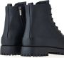 Ferragamo Leren combat boots Zwart - Thumbnail 3