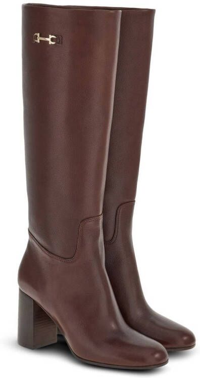 Ferragamo Leren laarzen Bruin
