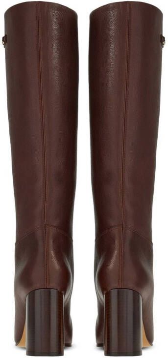 Ferragamo Leren laarzen Bruin