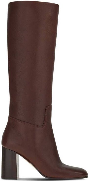 Ferragamo Leren laarzen Bruin