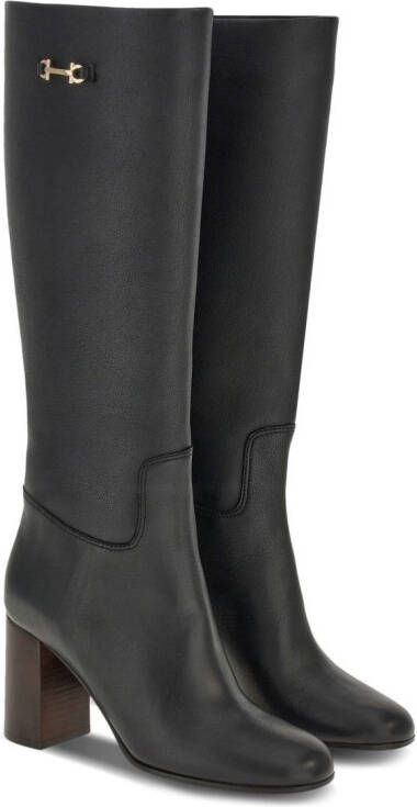 Ferragamo Leren laarzen Zwart