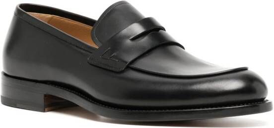 Ferragamo Leren loafers Zwart