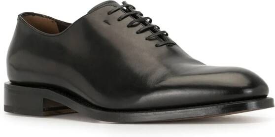 Ferragamo Leren Oxford schoenen Zwart