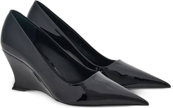 Ferragamo Leren pumps Zwart