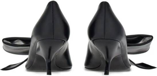 Ferragamo Leren pumps Zwart