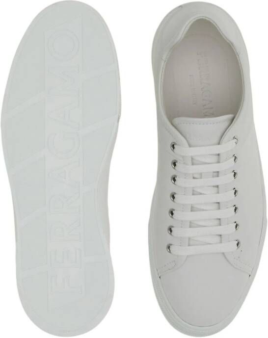 Ferragamo Leren sneakers Wit