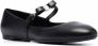 Ferragamo Lizz leren ballerina's Zwart - Thumbnail 1