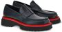 Ferragamo Loafers met contrasterende zool Zwart - Thumbnail 2