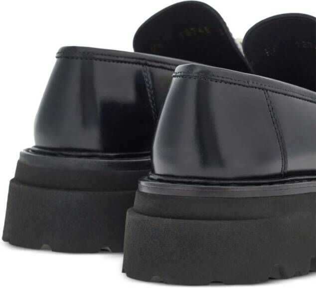 Ferragamo Loafers met Gancini-gesp Zwart