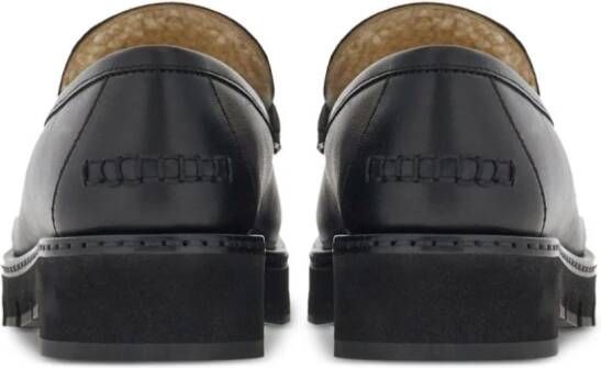 Ferragamo Loafers met Gancini-gesp Zwart