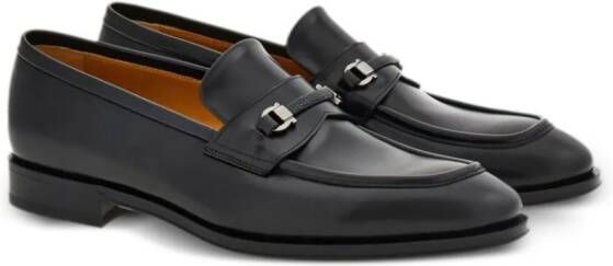 Ferragamo Loafers met Gancini-plakkaat Zwart