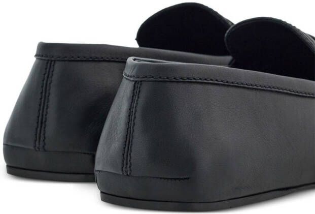 Ferragamo Loafers met Gancini-plakkaat Zwart