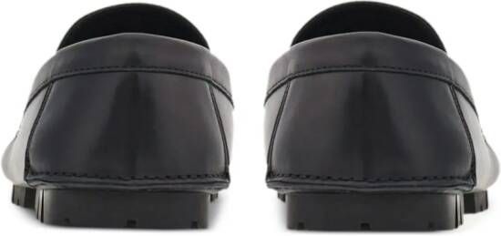 Ferragamo Loafers met Gancini-plakkaat Zwart