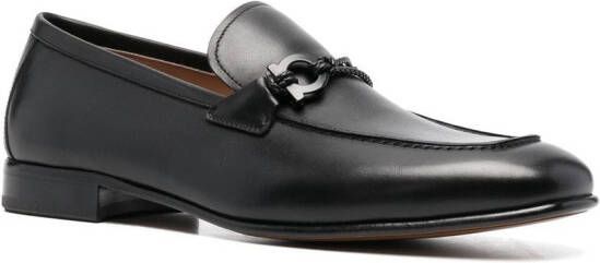 Ferragamo Loafers met gesp Zwart