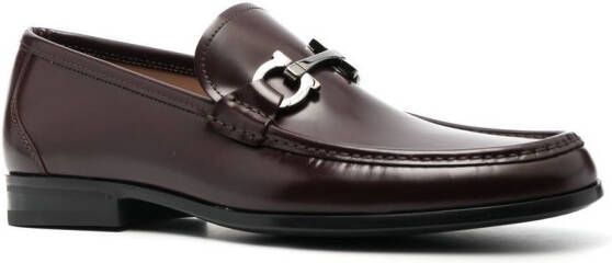 Ferragamo Loafers met Grandioso Gancini gesp Paars