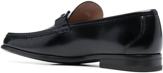 Ferragamo Loafers met Grandioso Gancini-gesp Zwart