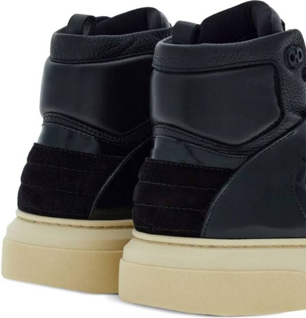 Ferragamo High-top sneakers Zwart