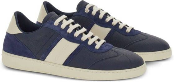 Ferragamo Sneakers met logo-reliëf Blauw