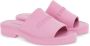 Ferragamo Slippers met logo-reliëf Roze - Thumbnail 2