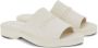Ferragamo Slippers met logo-reliëf Wit - Thumbnail 2