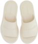 Ferragamo Slippers met logo-reliëf Wit - Thumbnail 4