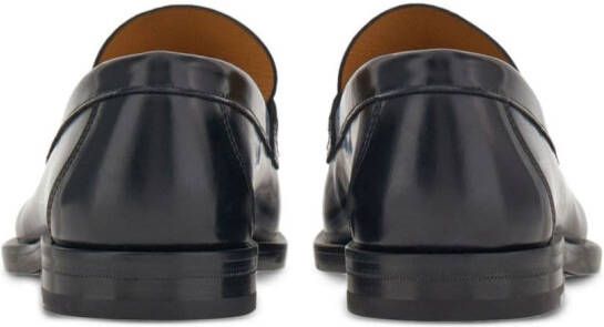 Ferragamo Leren loafers Zwart