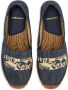 Ferragamo Espadrilles met geborduurd logo Blauw - Thumbnail 4