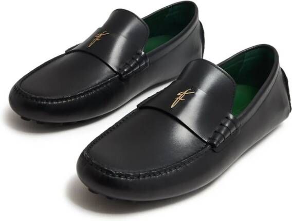 Ferragamo Leren loafers Zwart