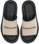 Ferragamo Slippers met logoprint Beige - Thumbnail 4