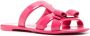 Ferragamo Lylia sandalen verfraaid met strik Roze - Thumbnail 2