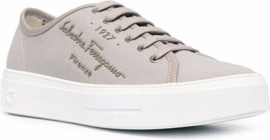 Ferragamo Mediterr low-top sneakers Grijs