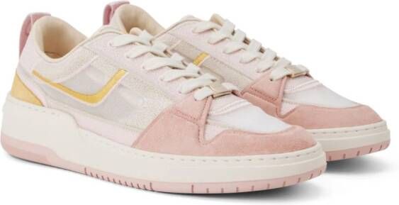 Ferragamo Sneakers met mesh vlak Roze
