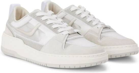 Ferragamo Sneakers met mesh vlak Wit