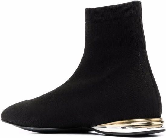 Ferragamo Missy laarzen met logo Zwart