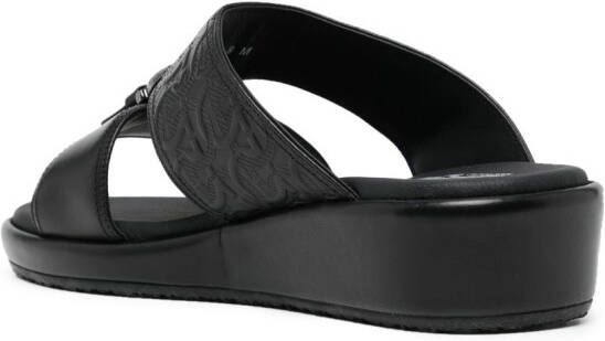 Ferragamo Murray leren sandalen Zwart