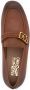 Ferragamo Nairobi loafers met logoplakkaat Bruin - Thumbnail 4