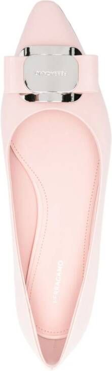 Ferragamo New Vara ballerina shoes Roze