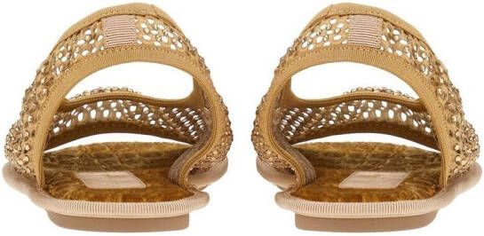 Ferragamo Nomadic Stories slingback sandalen Goud
