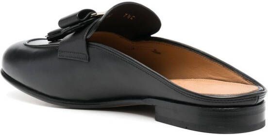 Ferragamo Onofria leren muiltjes Zwart