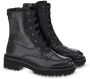 Ferragamo Orlando enkellaarzen met veters Zwart - Thumbnail 2