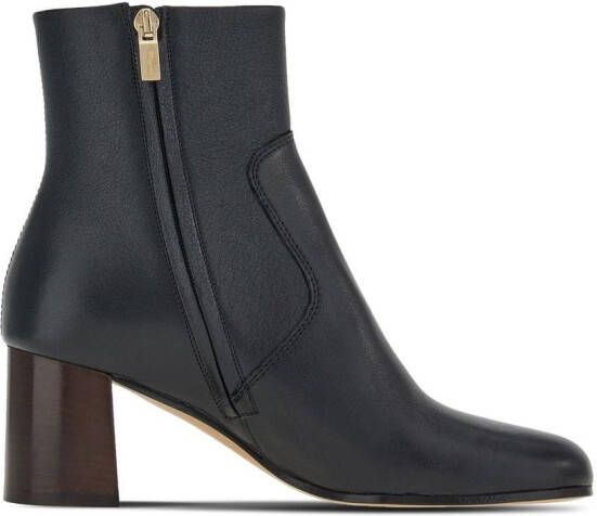 Ferragamo Otello enkellaarzen met gesp Zwart