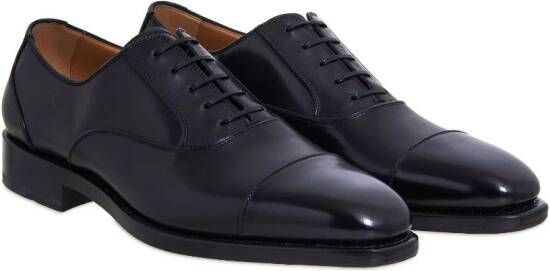 Ferragamo Oxford leren schoenen Zwart