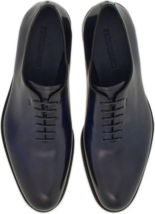 Ferragamo Oxford schoenen van lakleer Blauw