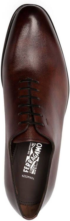 Ferragamo Oxford veterschoenen Bruin