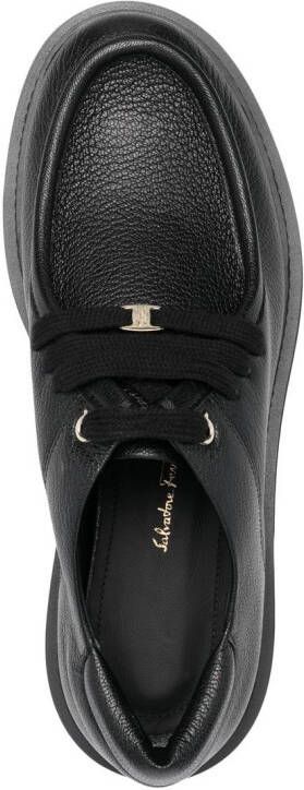 Ferragamo Oxford veterschoenen Zwart