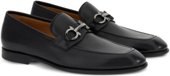 Ferragamo Loafers met Gancini-gesp Bruin