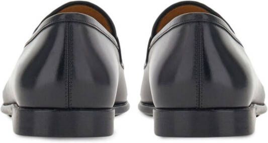 Ferragamo Leren loafers Zwart