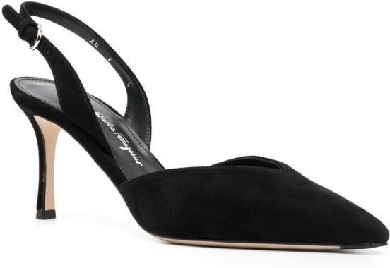Ferragamo Pumps met gespsluiting Zwart