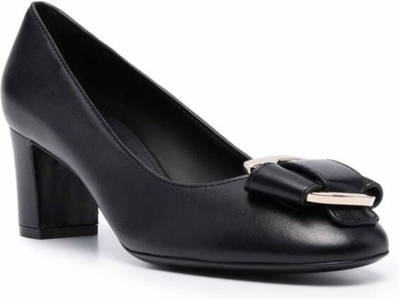 Ferragamo Pumps met plakkaat Zwart